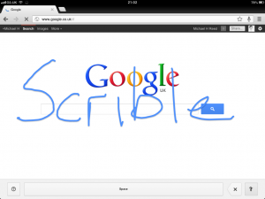 Google handwriting