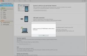 Unable to connect to GT-I9300