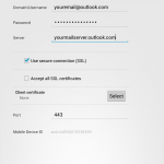 Nexus 7 Mail Settings
