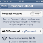 Apple IOS Hotspot